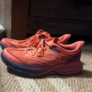 Hoka Vibrant Orange Running Shoes